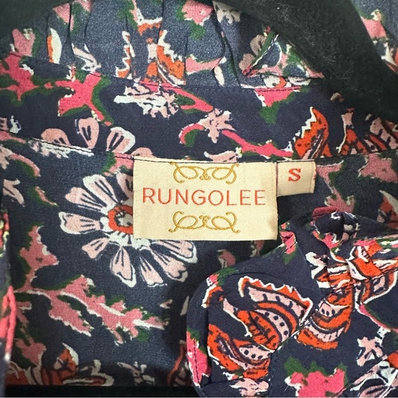 Rungolee Women’s Jacqueline 100% Silk Dress in Autumn Soraya Floral Sz S GUC - Picture 5 of 10